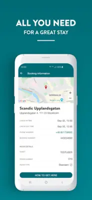 Scandic Hotels android App screenshot 1
